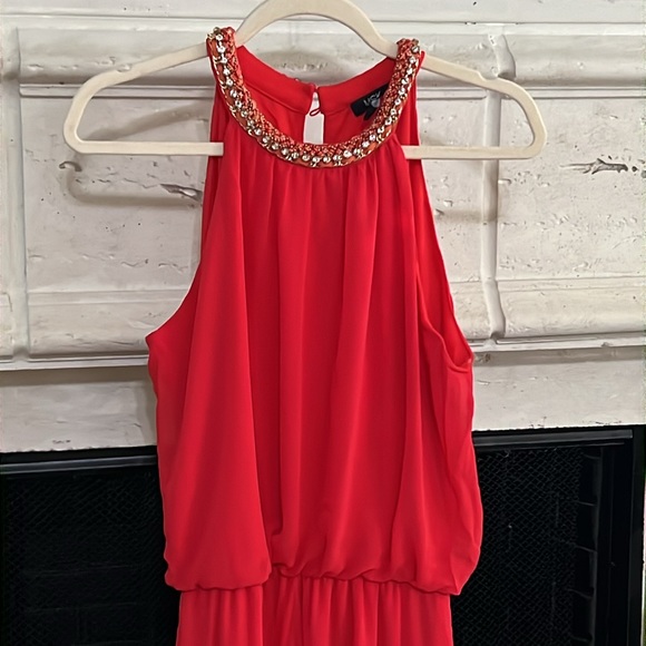 MSK embellished neck halter dress - Picture 2 of 9